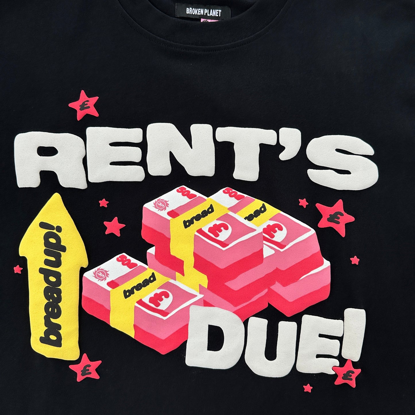 Broken Planet Rent's Due Tee Black