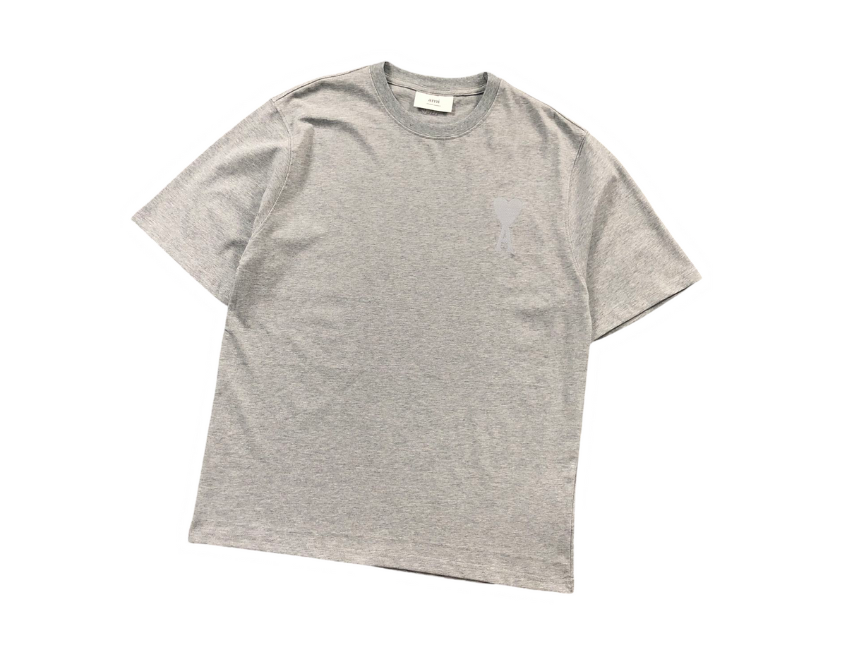 AMI Paris Pastel Fade Tee Grey