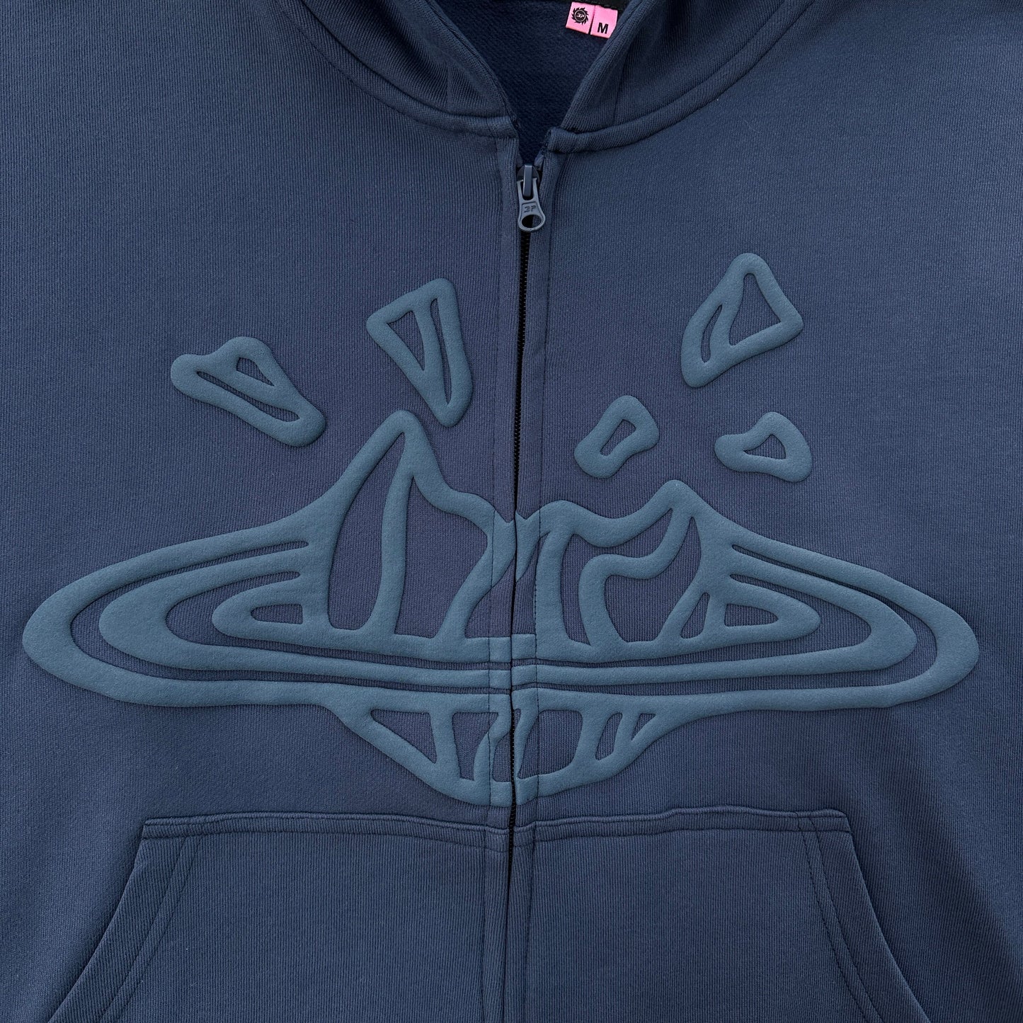 Broken Planet Classic Zip Hoodie Navy