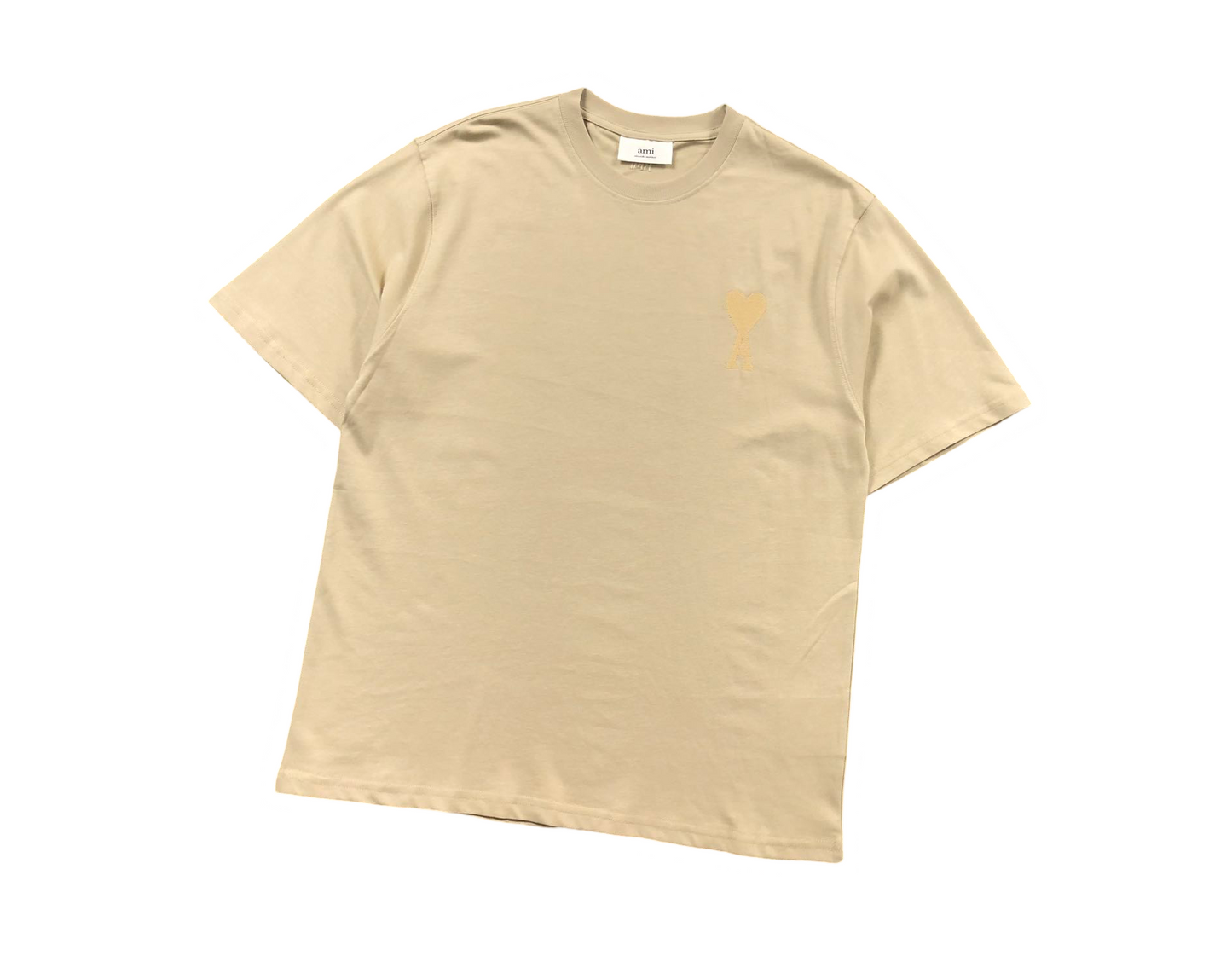 AMI Paris Pastel Fade Tee Peach