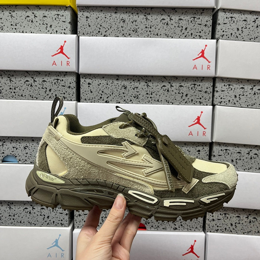 Off-White Be Right Back Green Suede