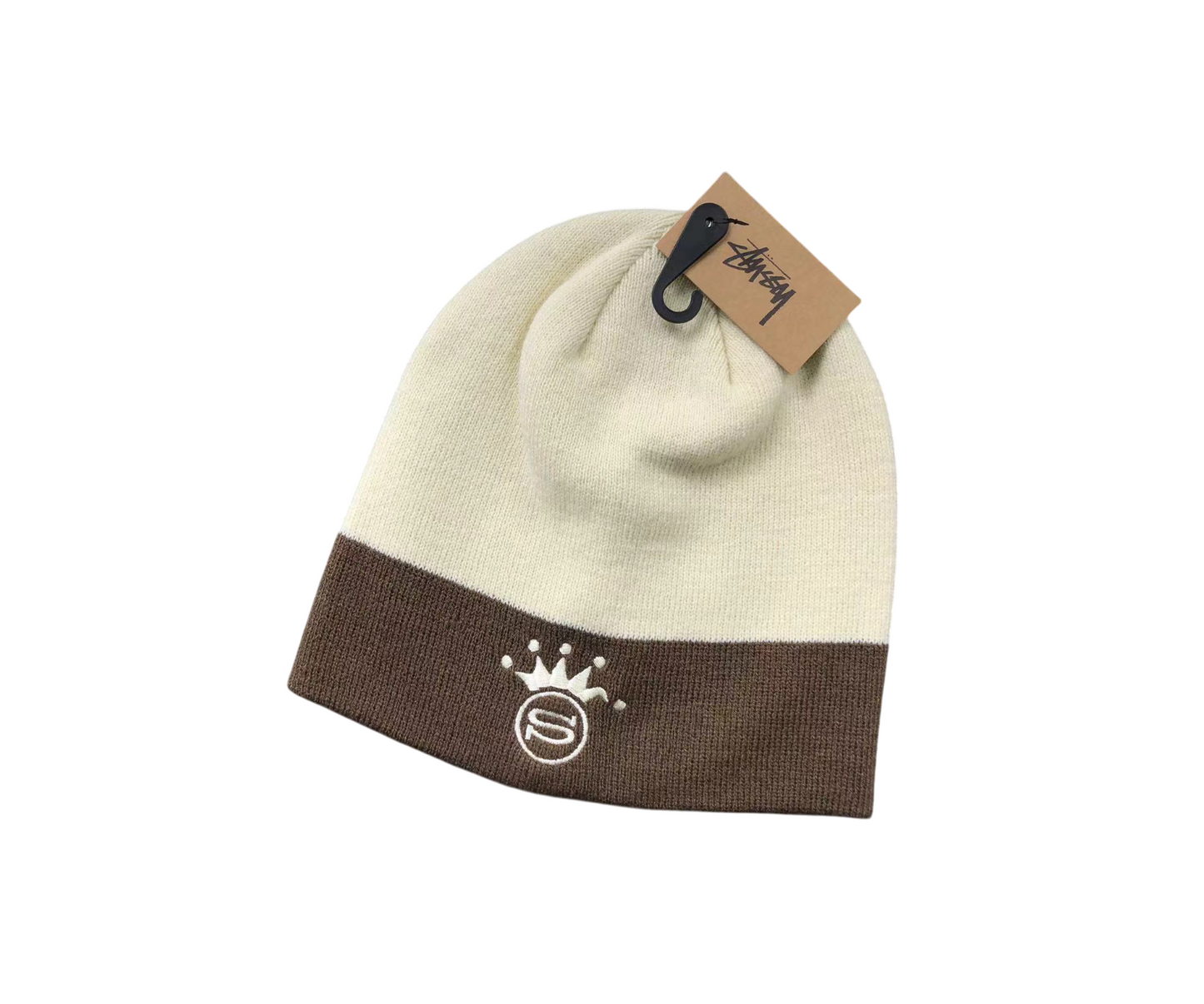 Stussy Crown Beanie Cream/Brown