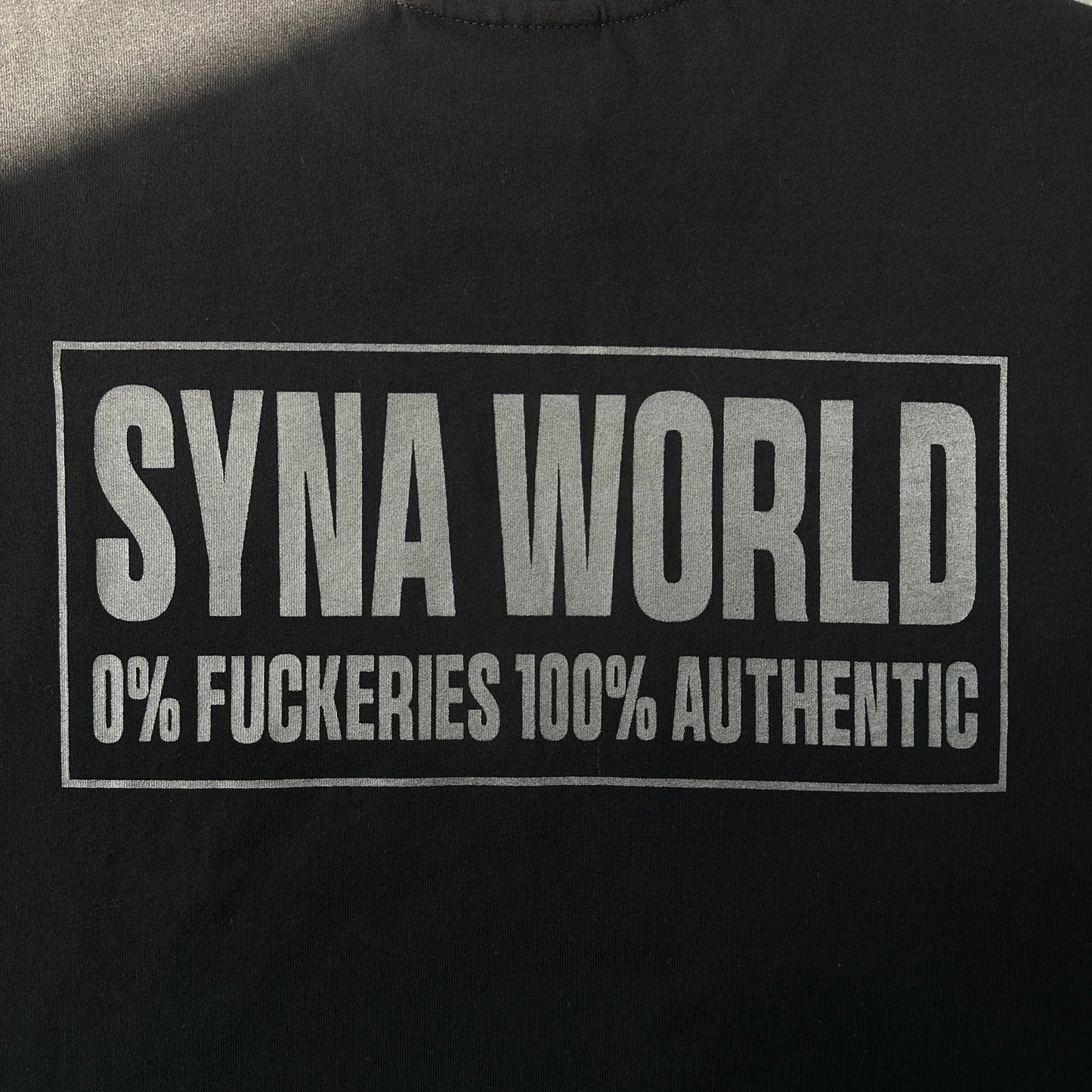 Syna World Disclaimer Tee Black