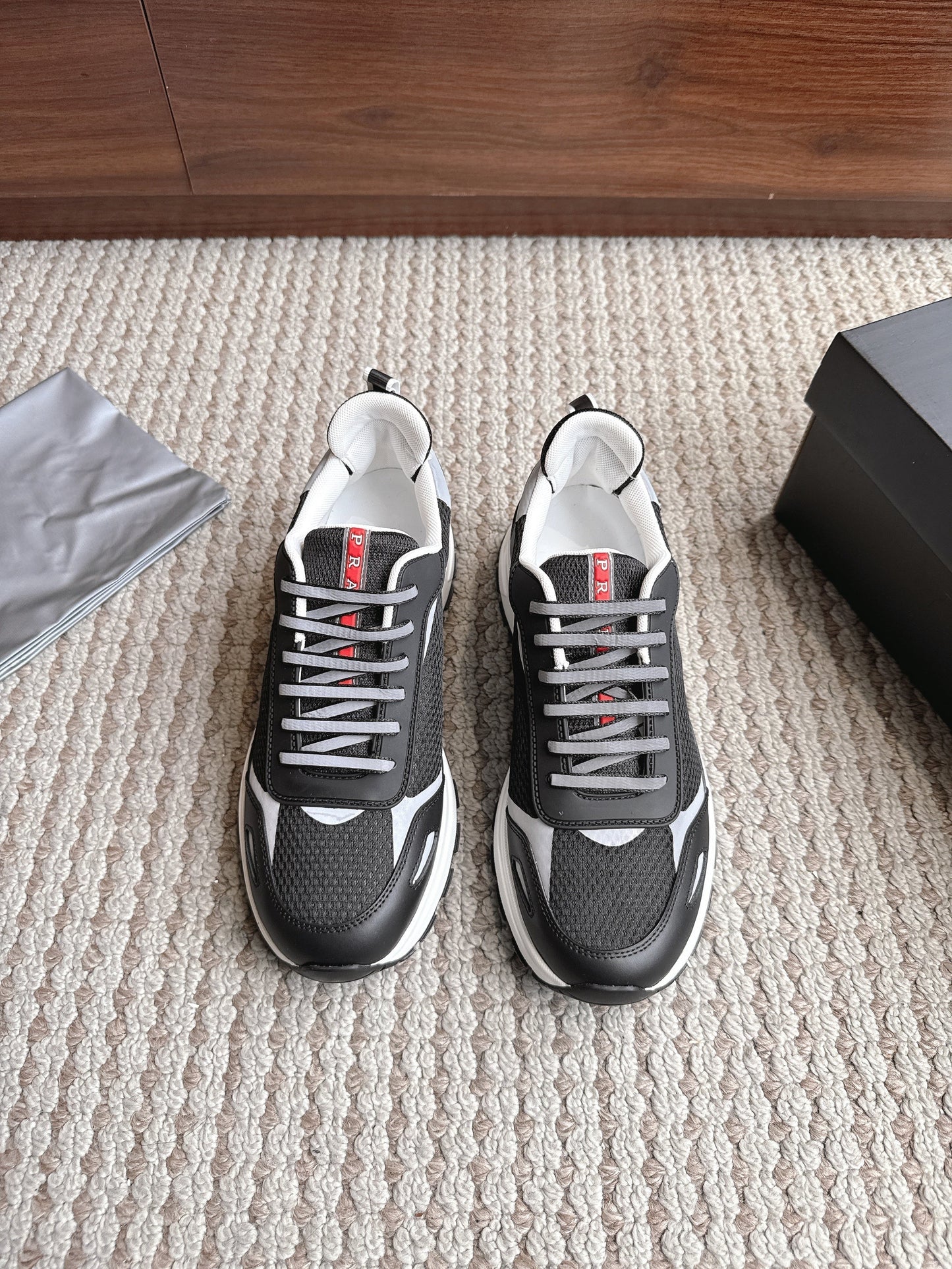 Prada Platform America's Cup Black Grey