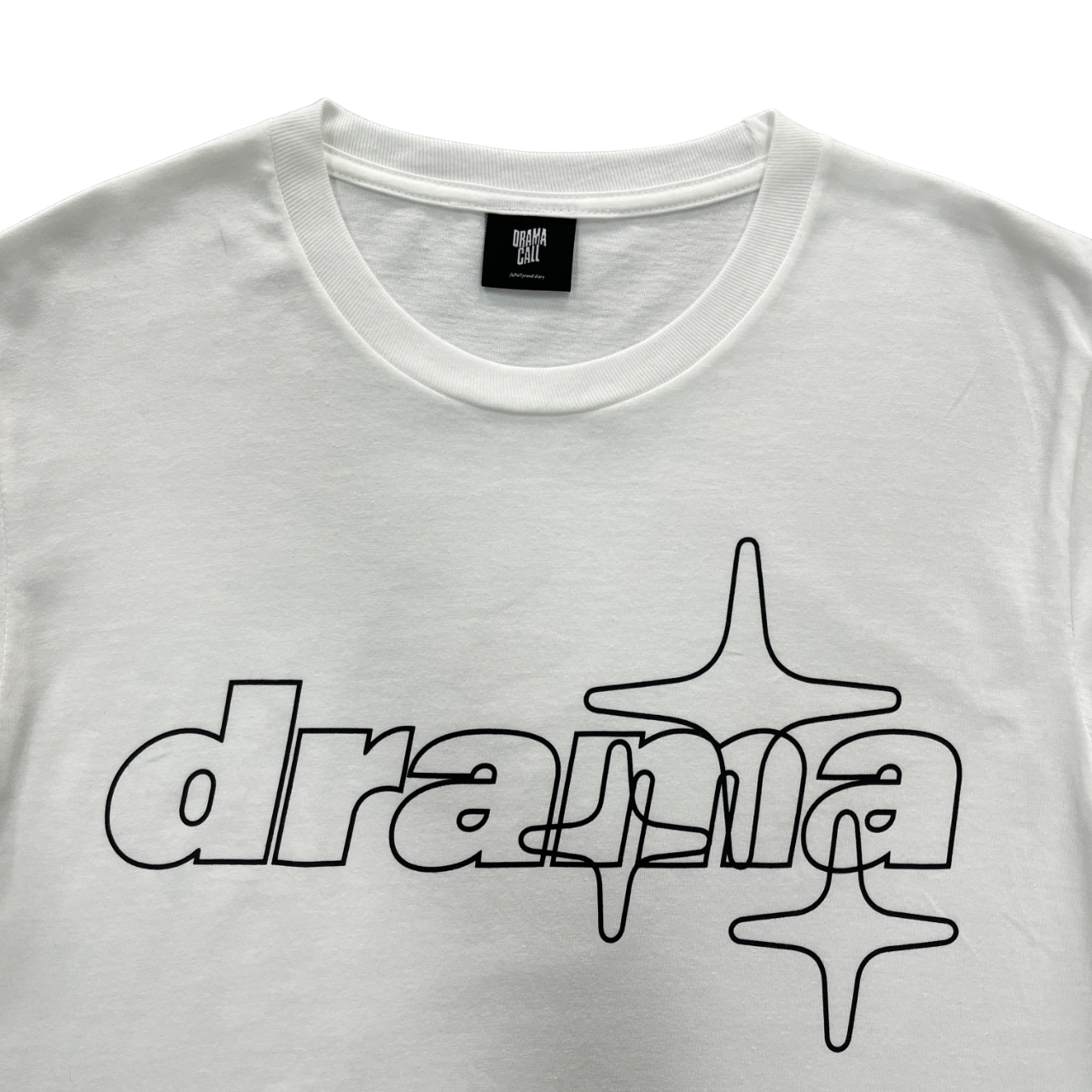 Drama Call Stars Tee White/Black