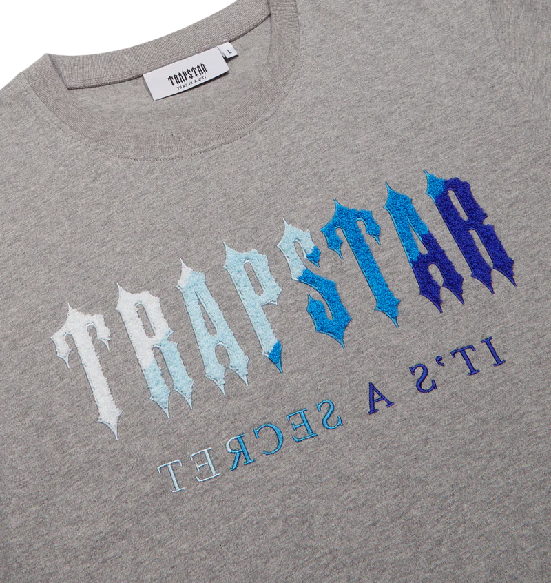 Trapstar Chenille Decoded Short Set Grey Ice Flavours
