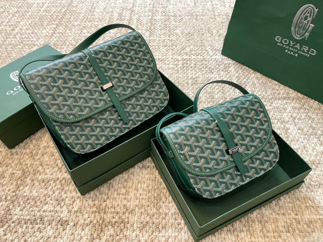 Goyard Belvedere Bag Green