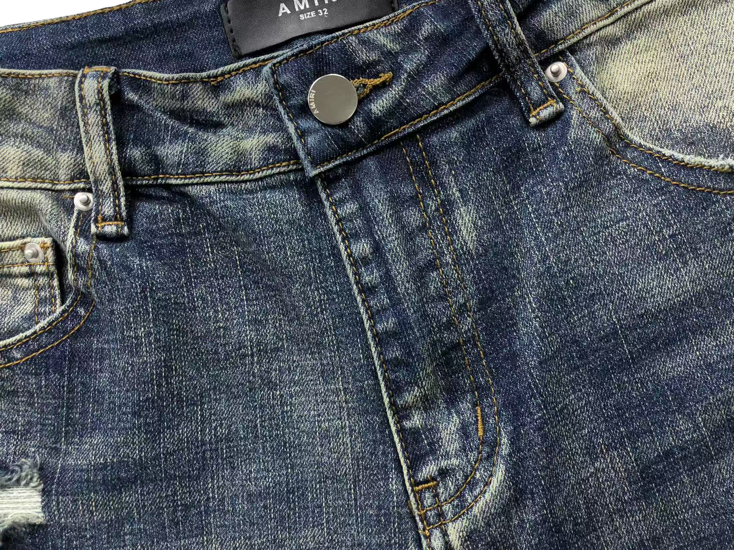 AMIRI Baggy Denim Jeans Blue