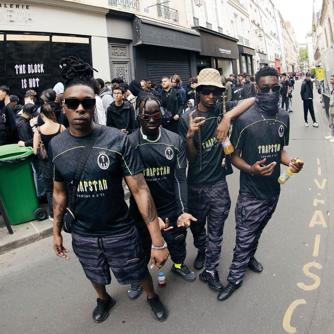 Trapstar Monogram Jersey Black/Lime