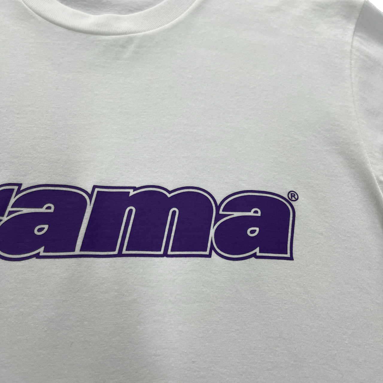 Drama Call Classic Tee White/Purple