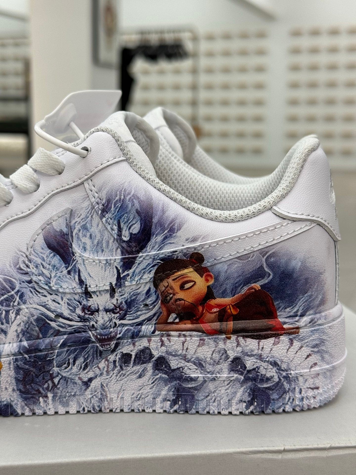 Nike Air Force 1 Low '07 White Custom Nezha & Ao Bing