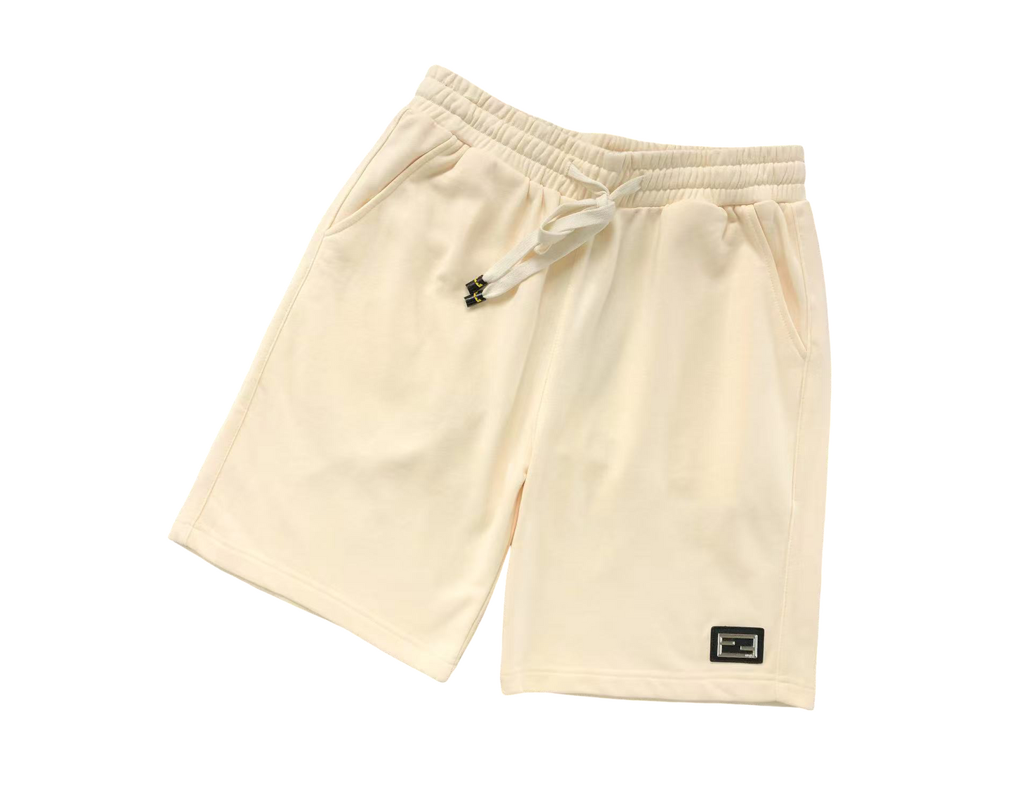 Fendi Little Square Shorts Cream