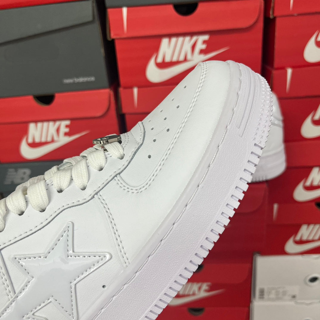 A Bathing Ape Bapesta Full White