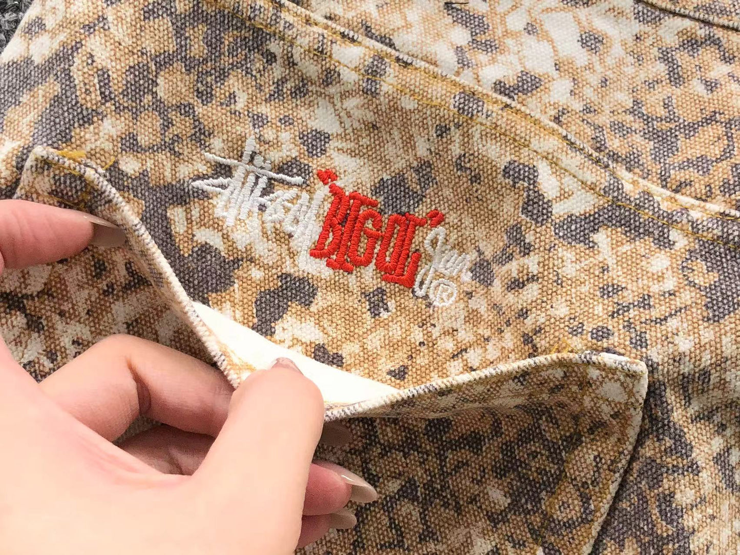 Stussy Python Jeans Cream