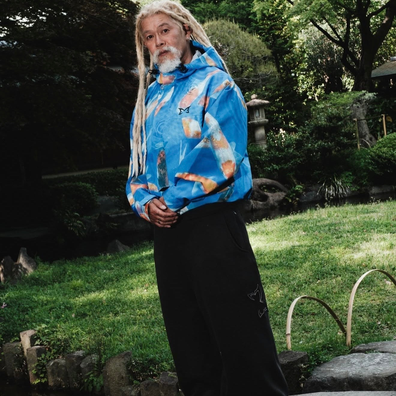 MERTRA Koi Shell Jacket Blue