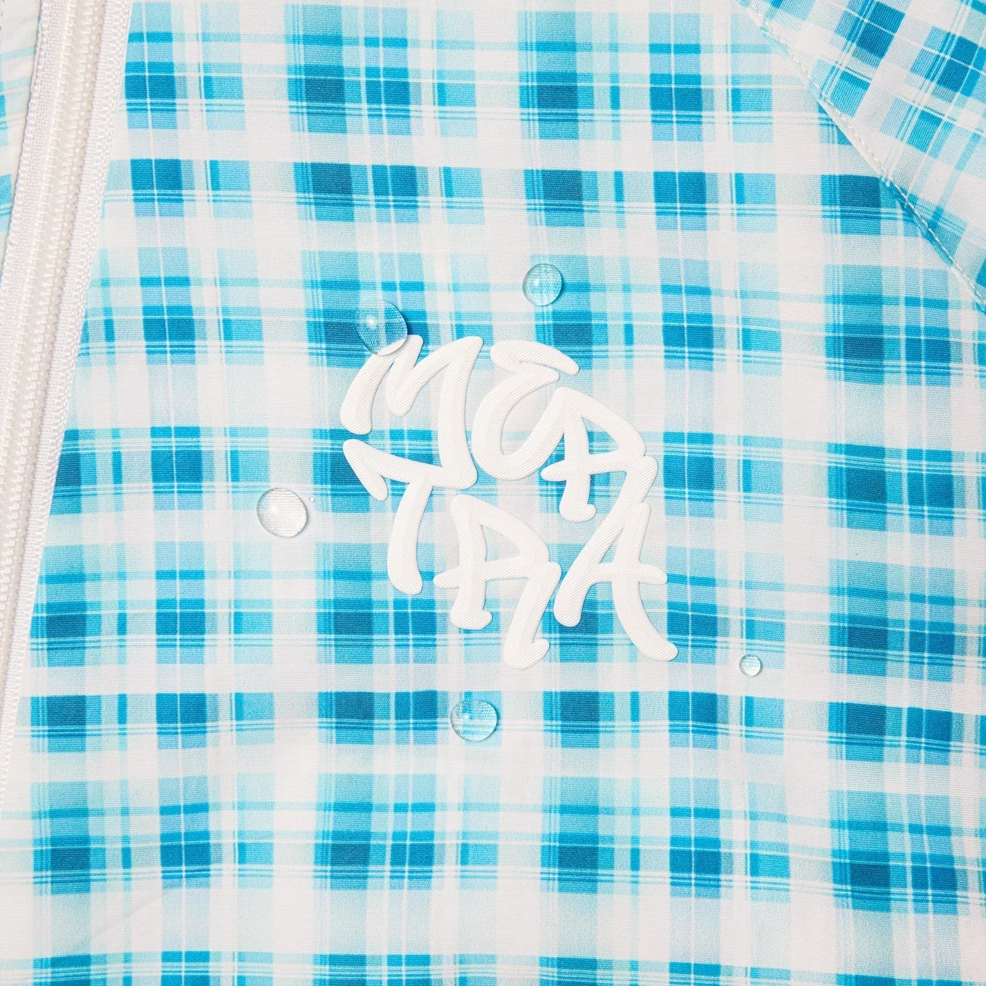 MERTRA Asymmetrical Plaid Softshell Blue