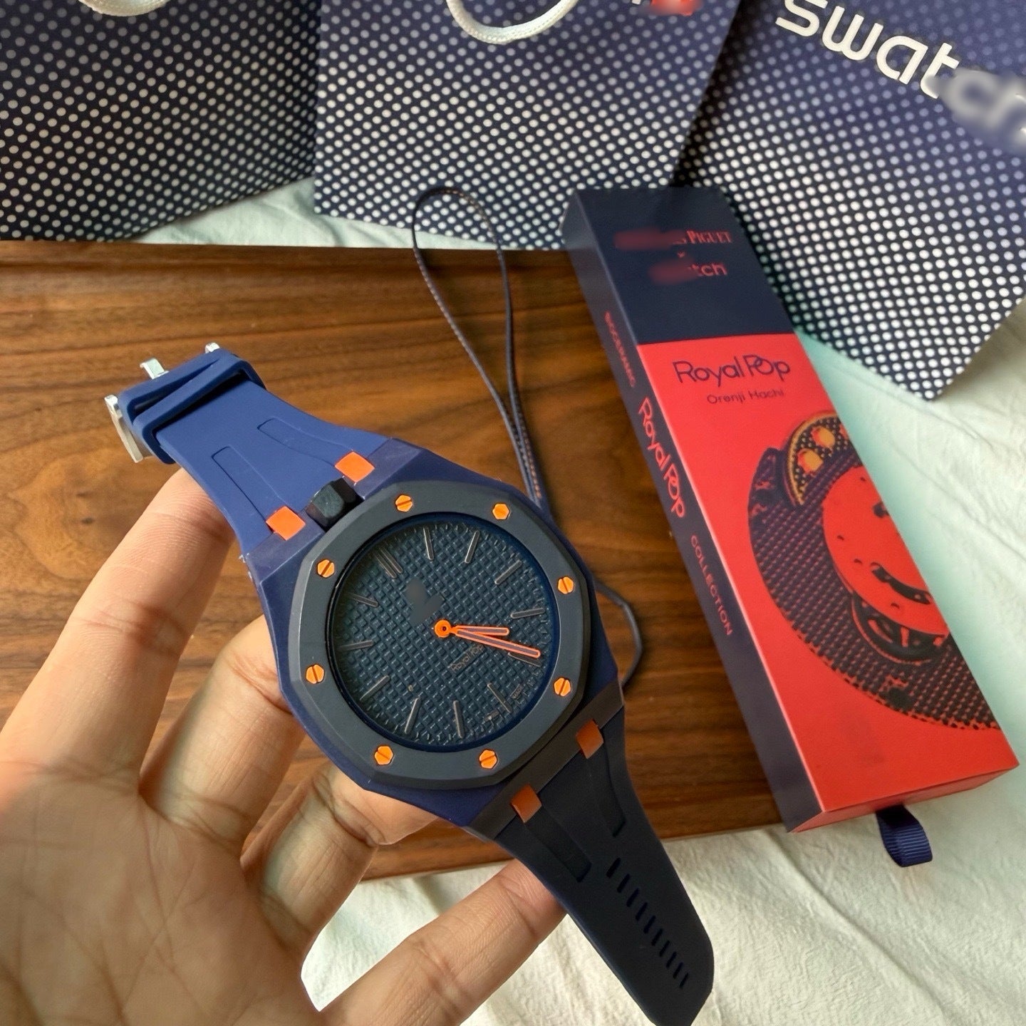 AP x Swatch Royal Pop ORENJI HACHI