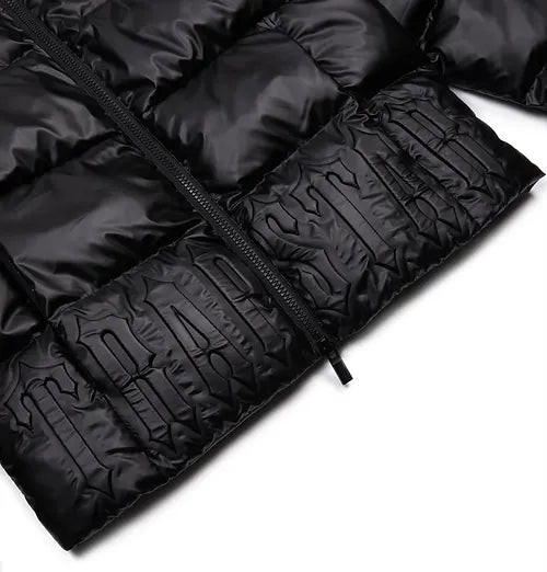 Trapstar Irongate Embossed Puffer Jacket Black