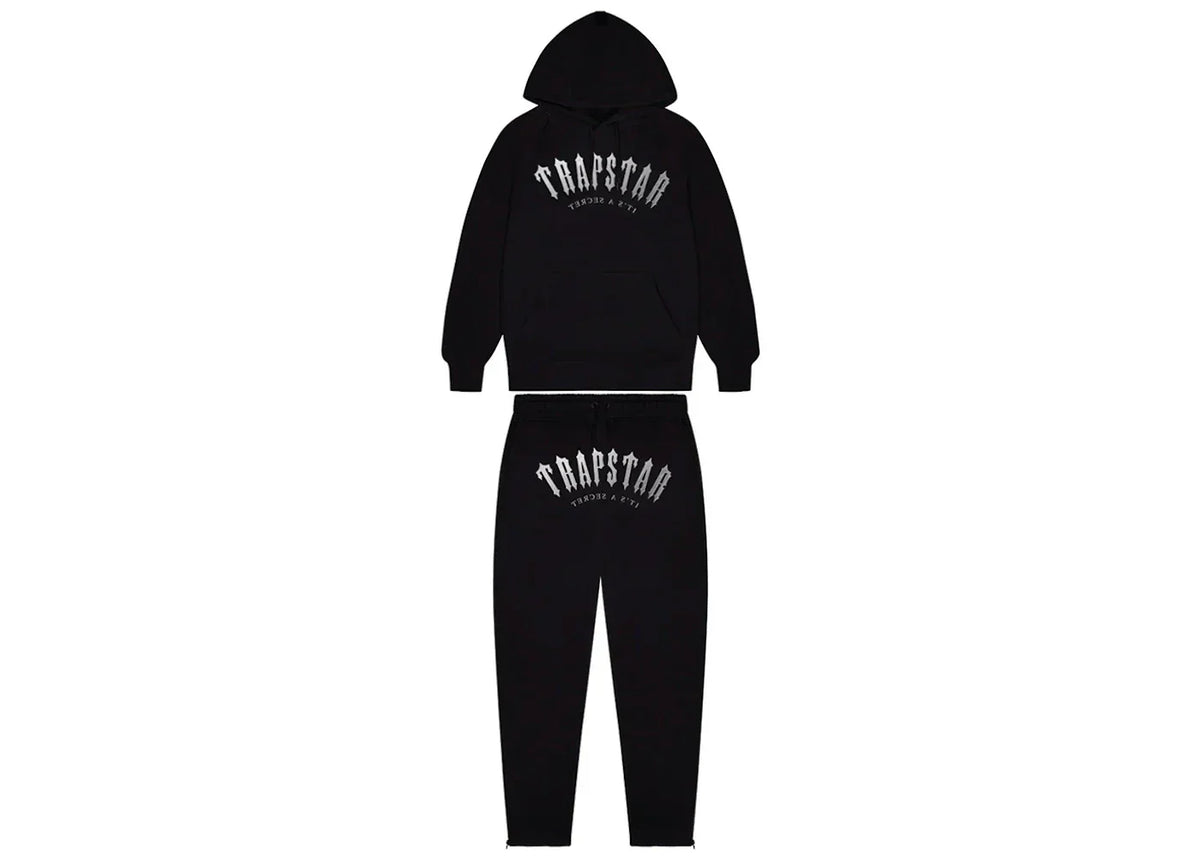 Trapstar Irongate Arch Gel Tracksuit Black/Grey