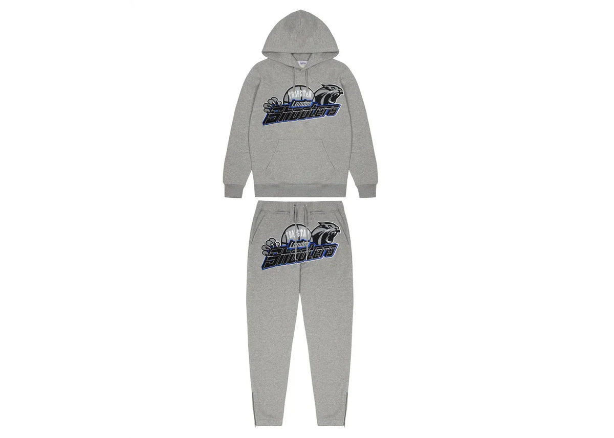 Trapstar Shooters Hoodie 2.0 Tracksuit Grey/Blue