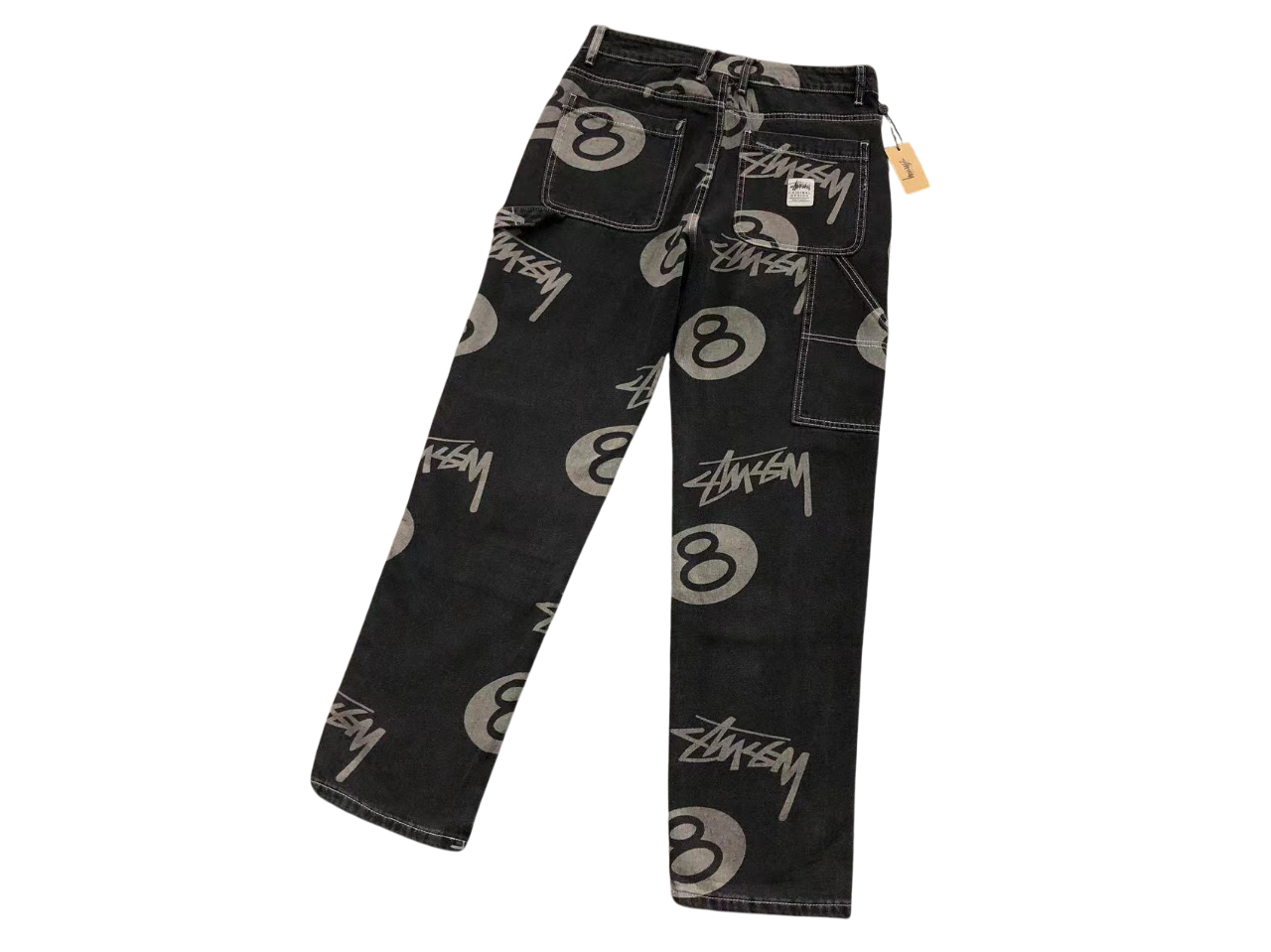 Stussy 8ball Jeans Black/Grey