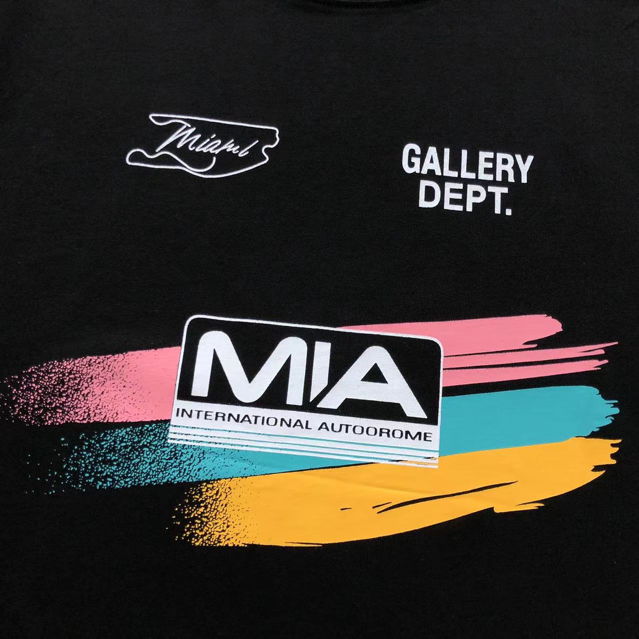 GALLERY DEPT. Automobile Miami Tee Black