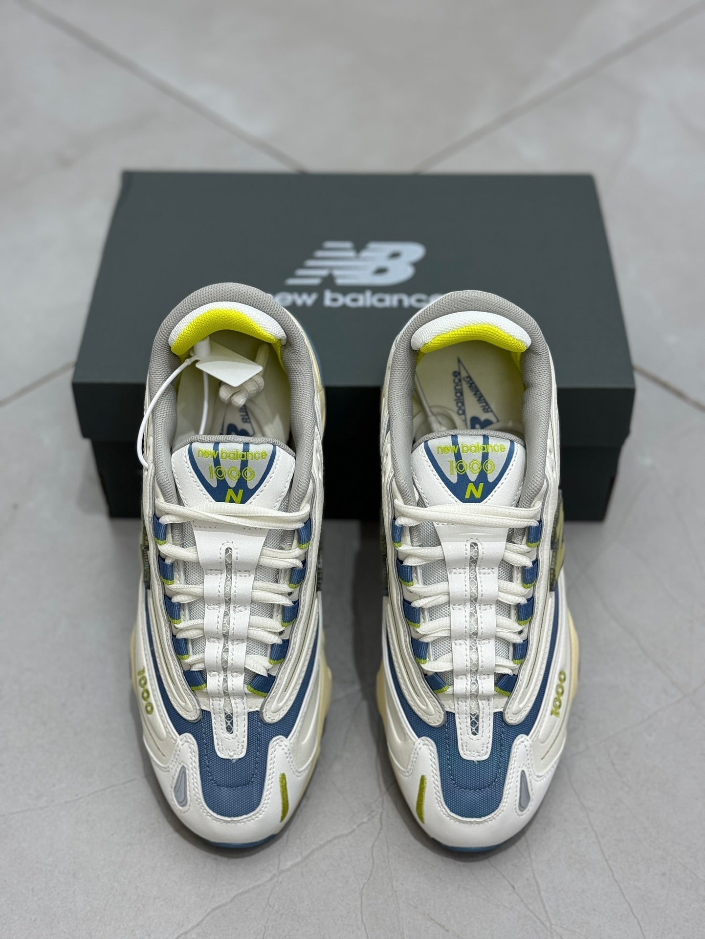 New Balance 1000 Sea Salt Heron Blue