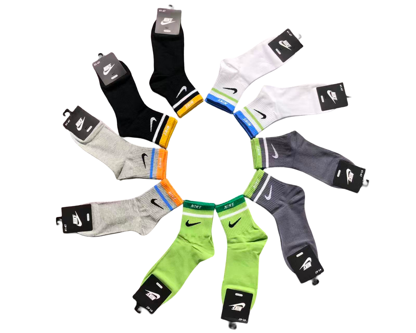 Nike Socks (10 Pairs) Colour Edition 1