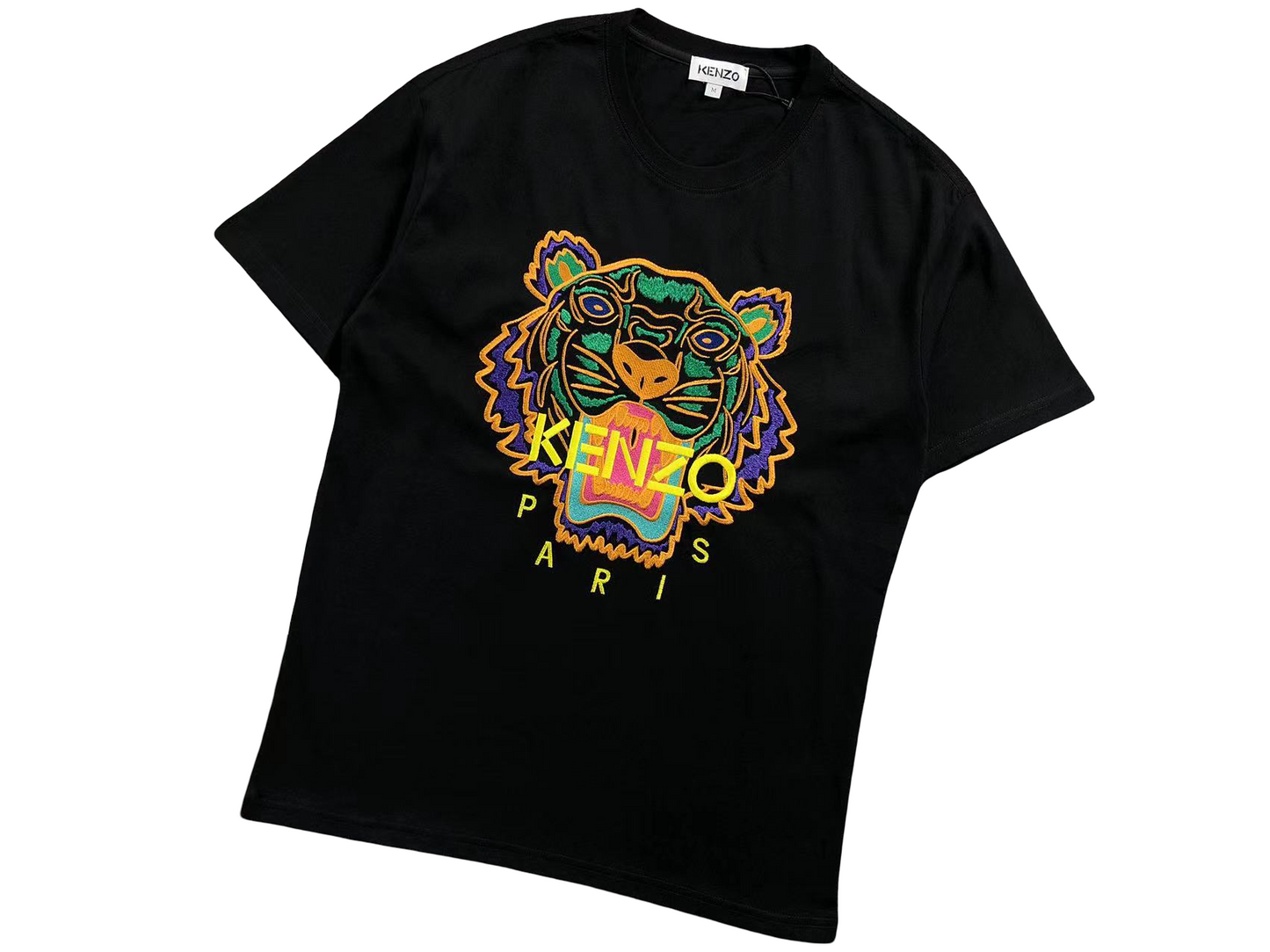 KENZO Tiger Tee Black/Orange/Purple