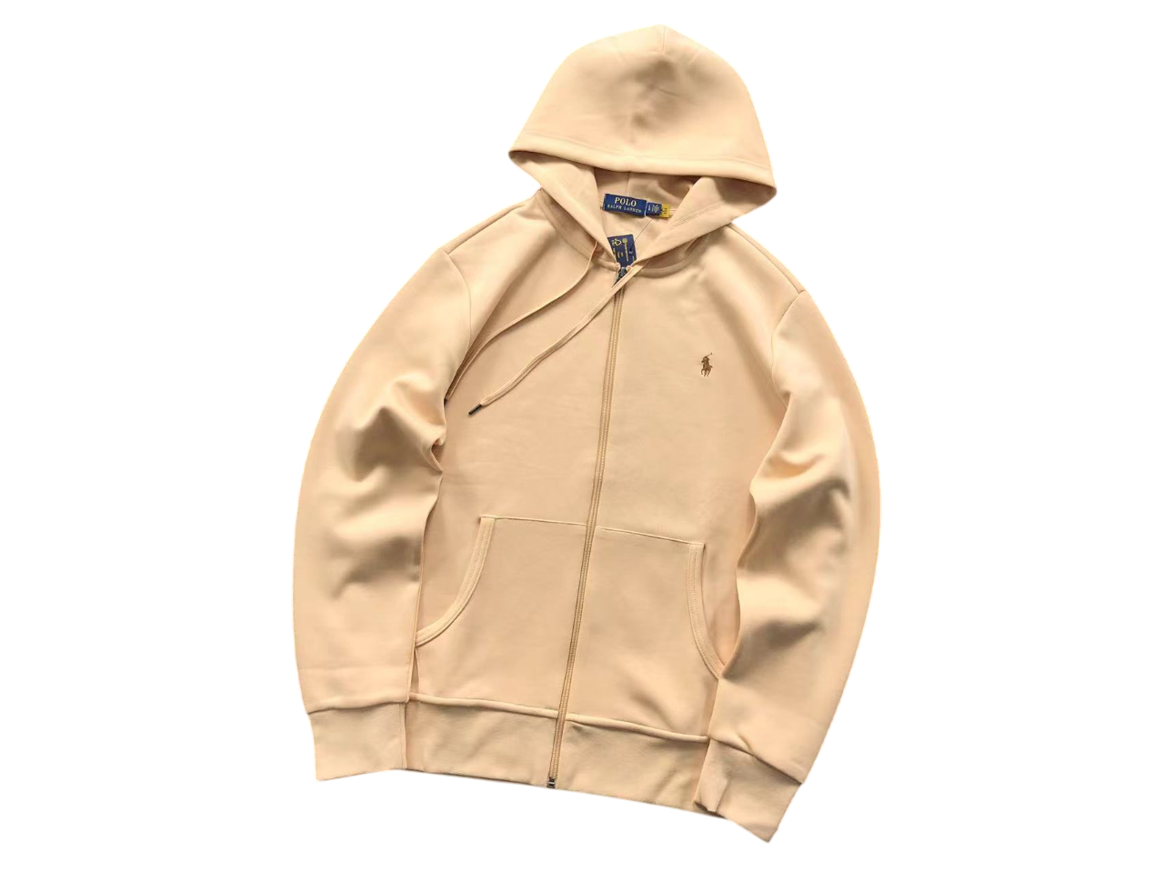 Ralph Lauren Classic Zip Hoodie Peach