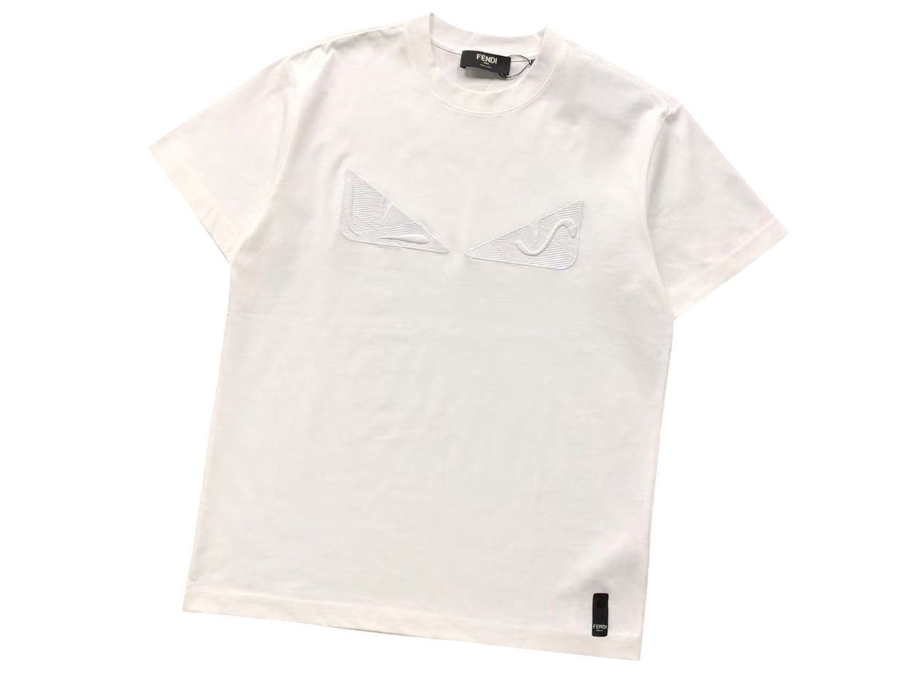 Fendi Mosaic Tee White
