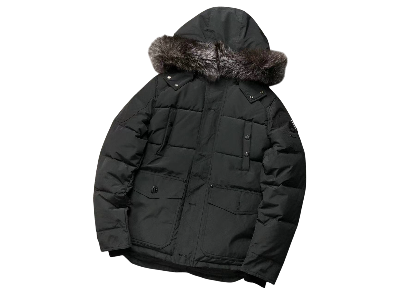 Moose Knuckles Onyx Round Island Down Jacket Black