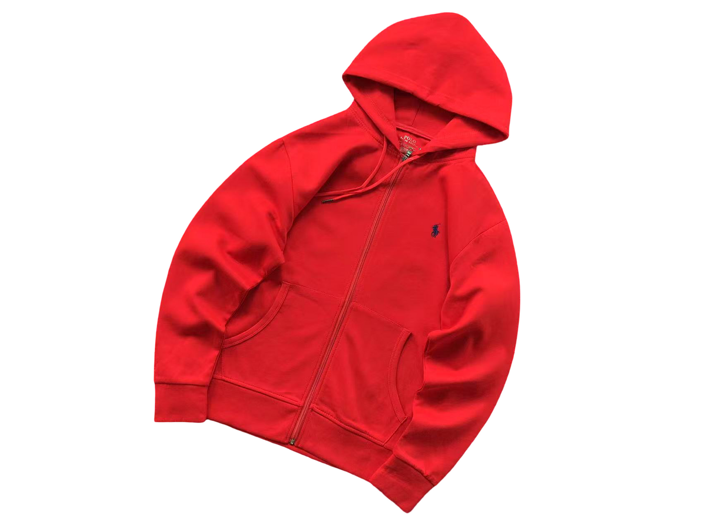 Ralph Lauren Classic Zip Hoodie Red