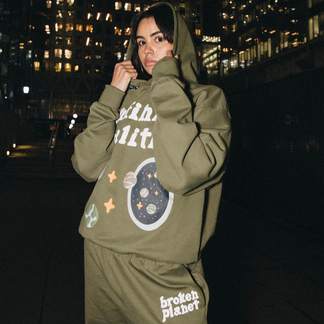 Broken Planet Classic Jogging Khaki Green