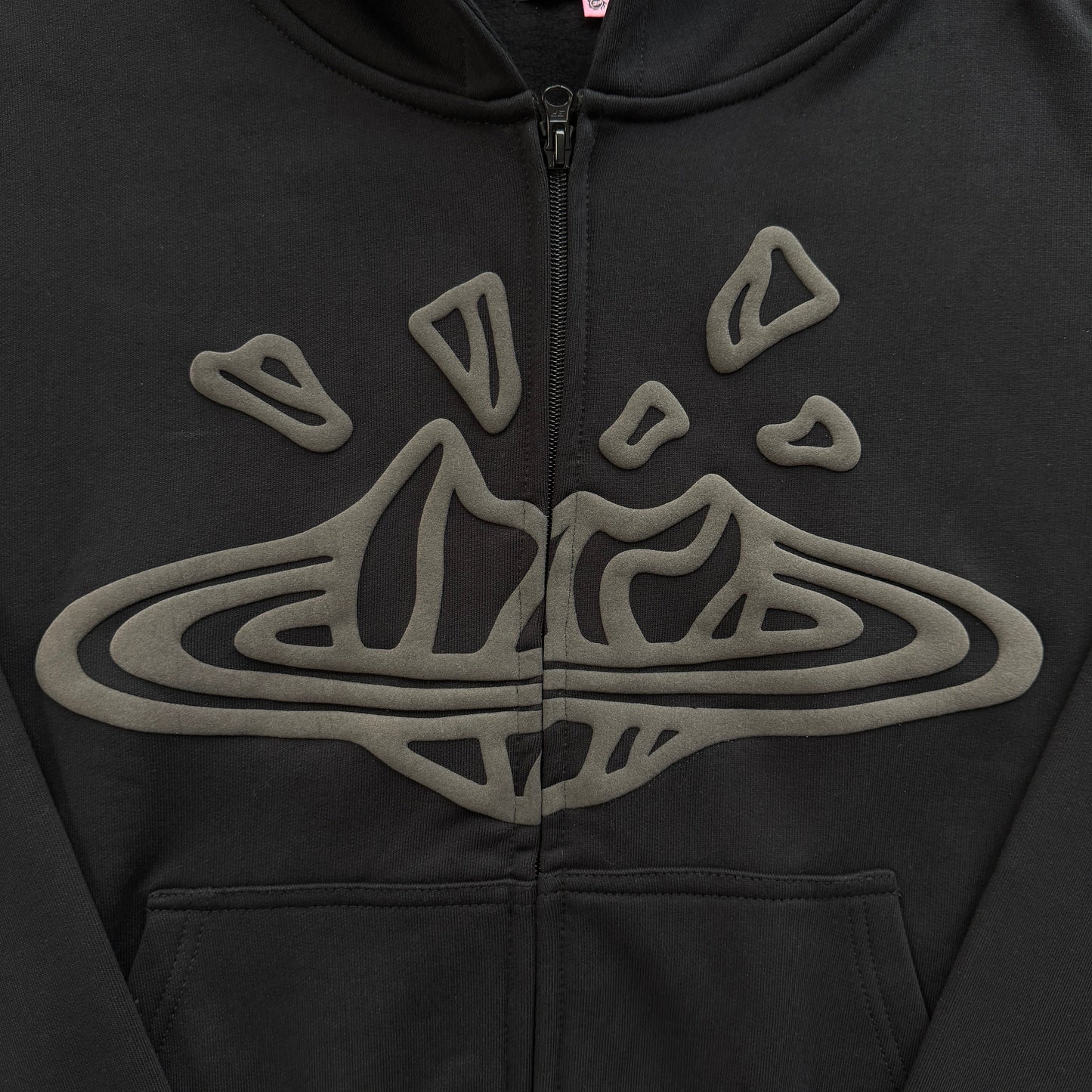 Broken Planet Classic Zip Hoodie Triple Black