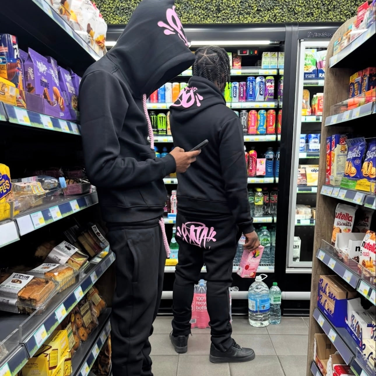 Syna World Tracksuit Black/Pink