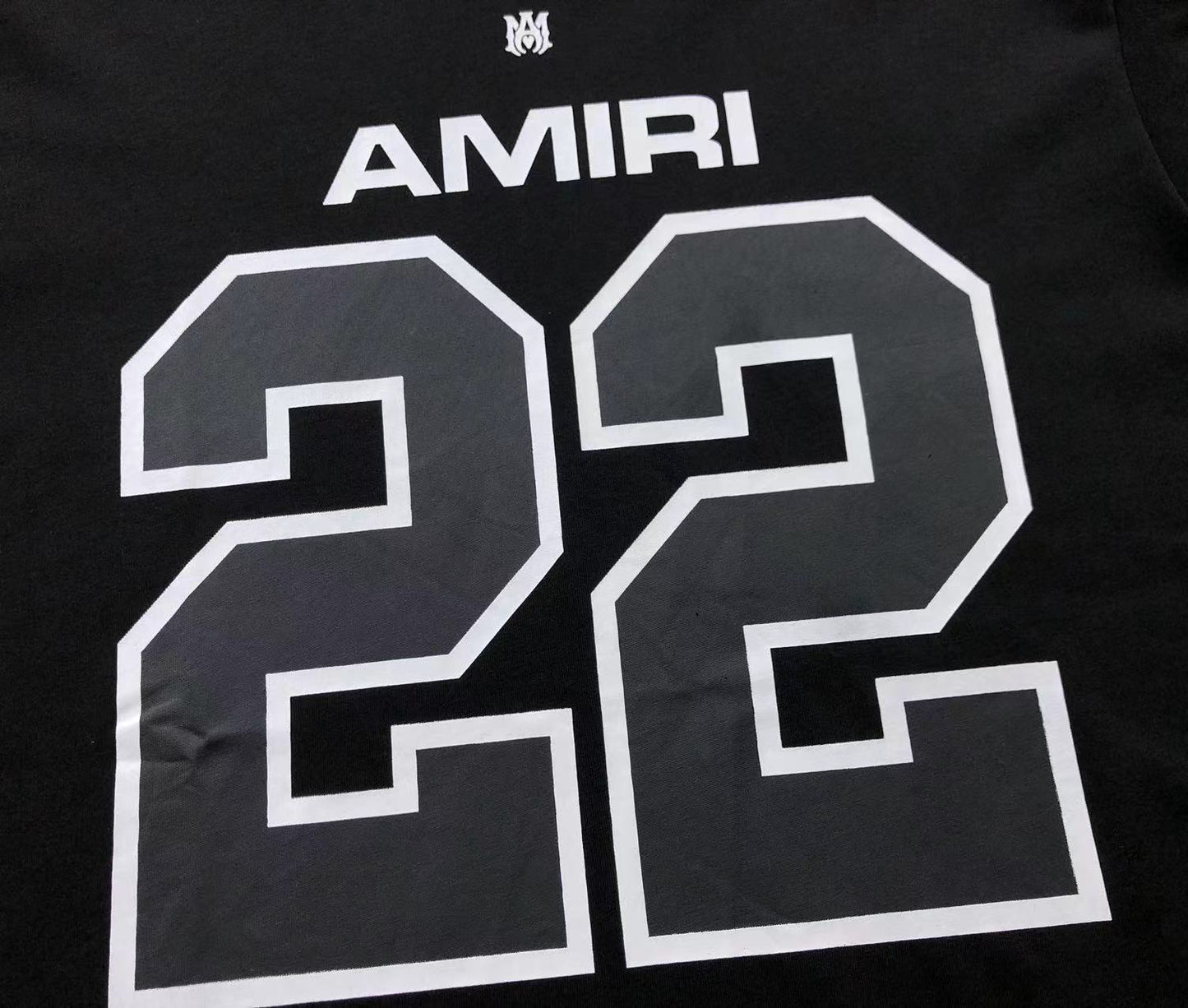 AMIRI Football 22 Tee Black