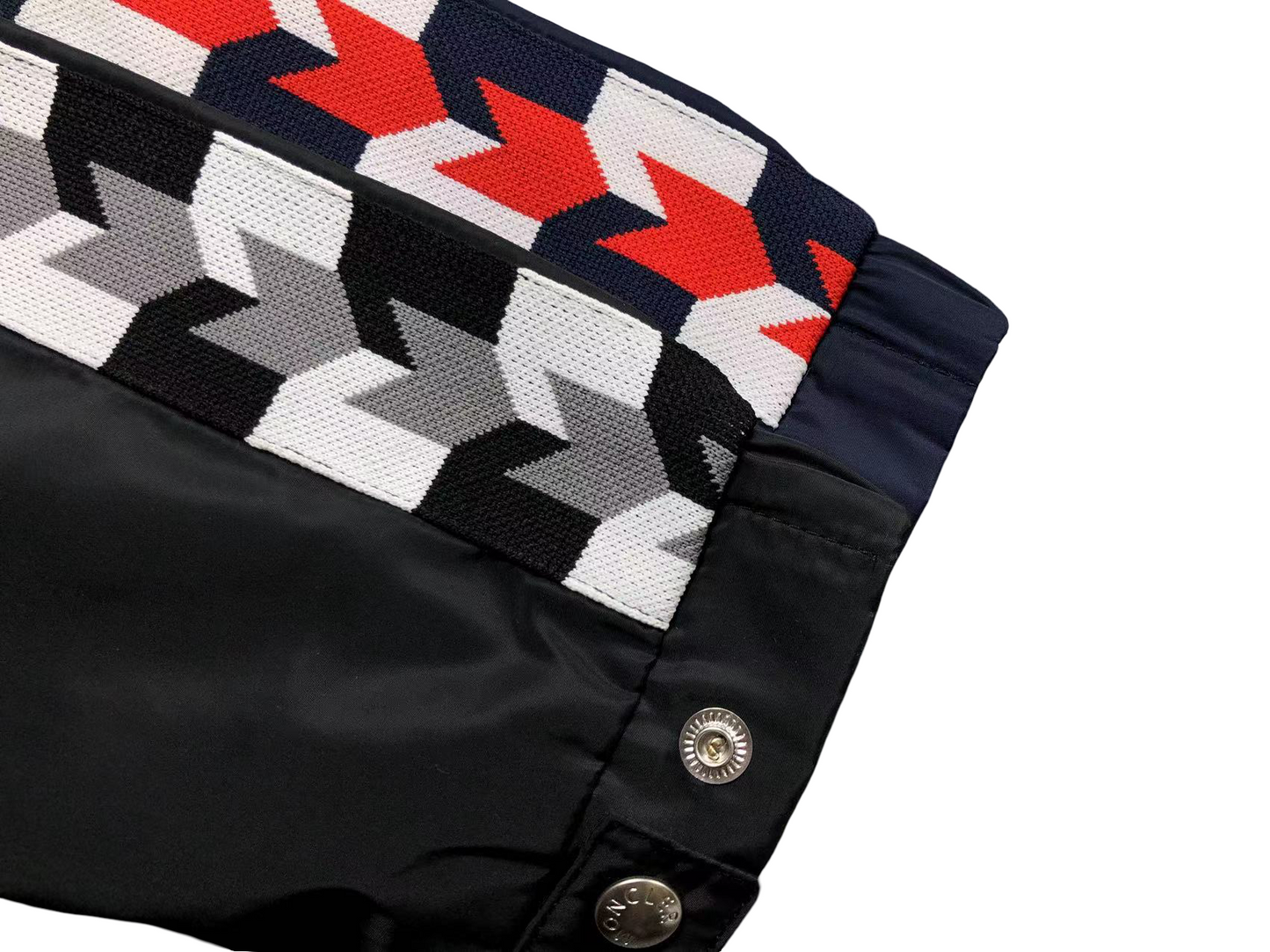 Moncler Checkered Windbreaker Black