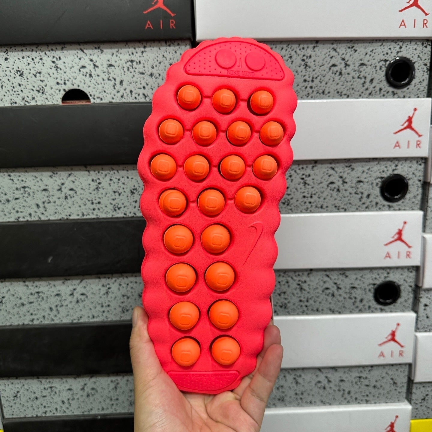 Nike Mind 001 Slide Solar Red