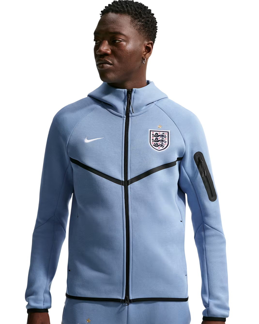 Nike Tech Fleece England Zip Hoodie Blue