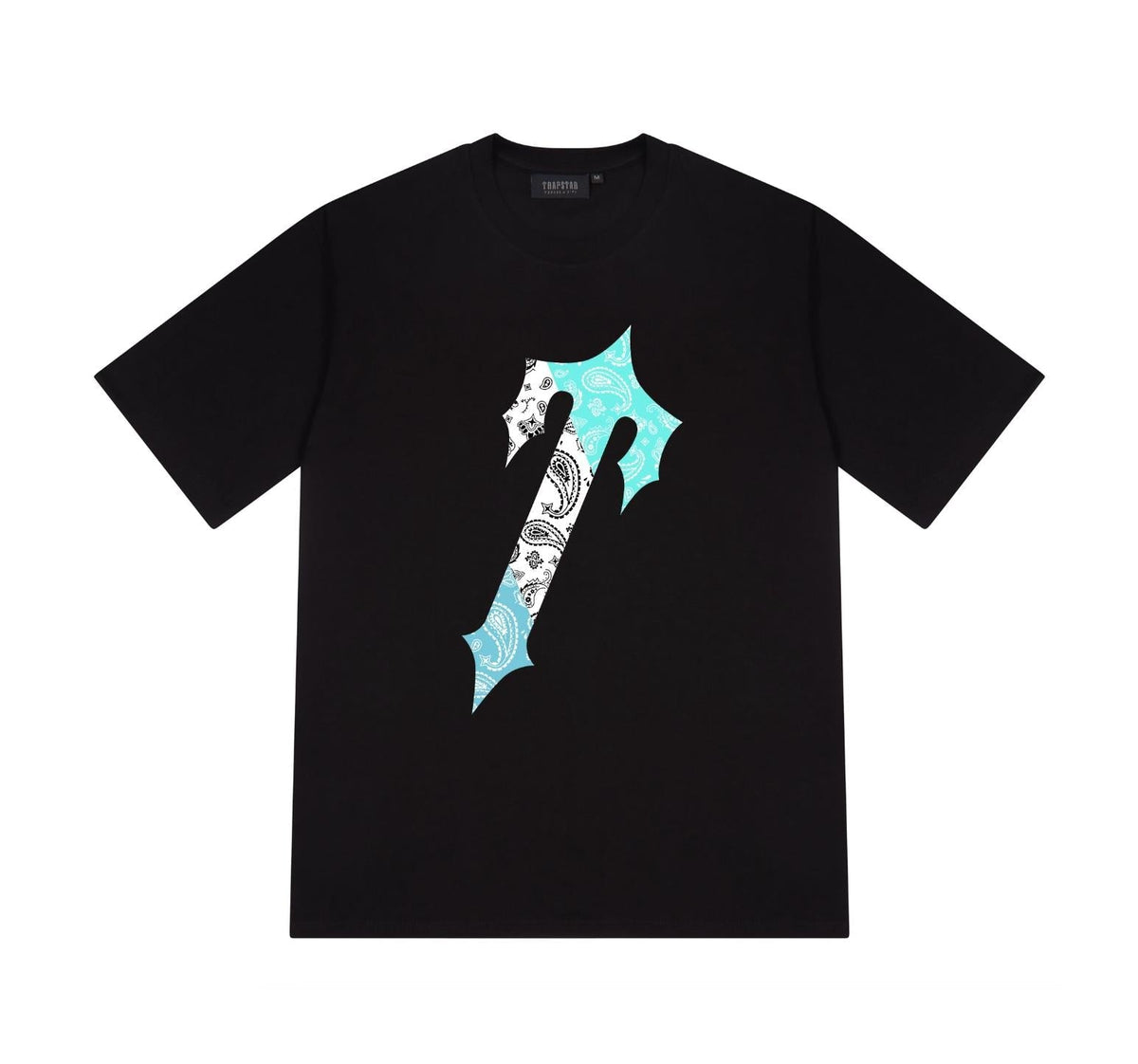 Trapstar Irongate Paisley Tee Black/Teal