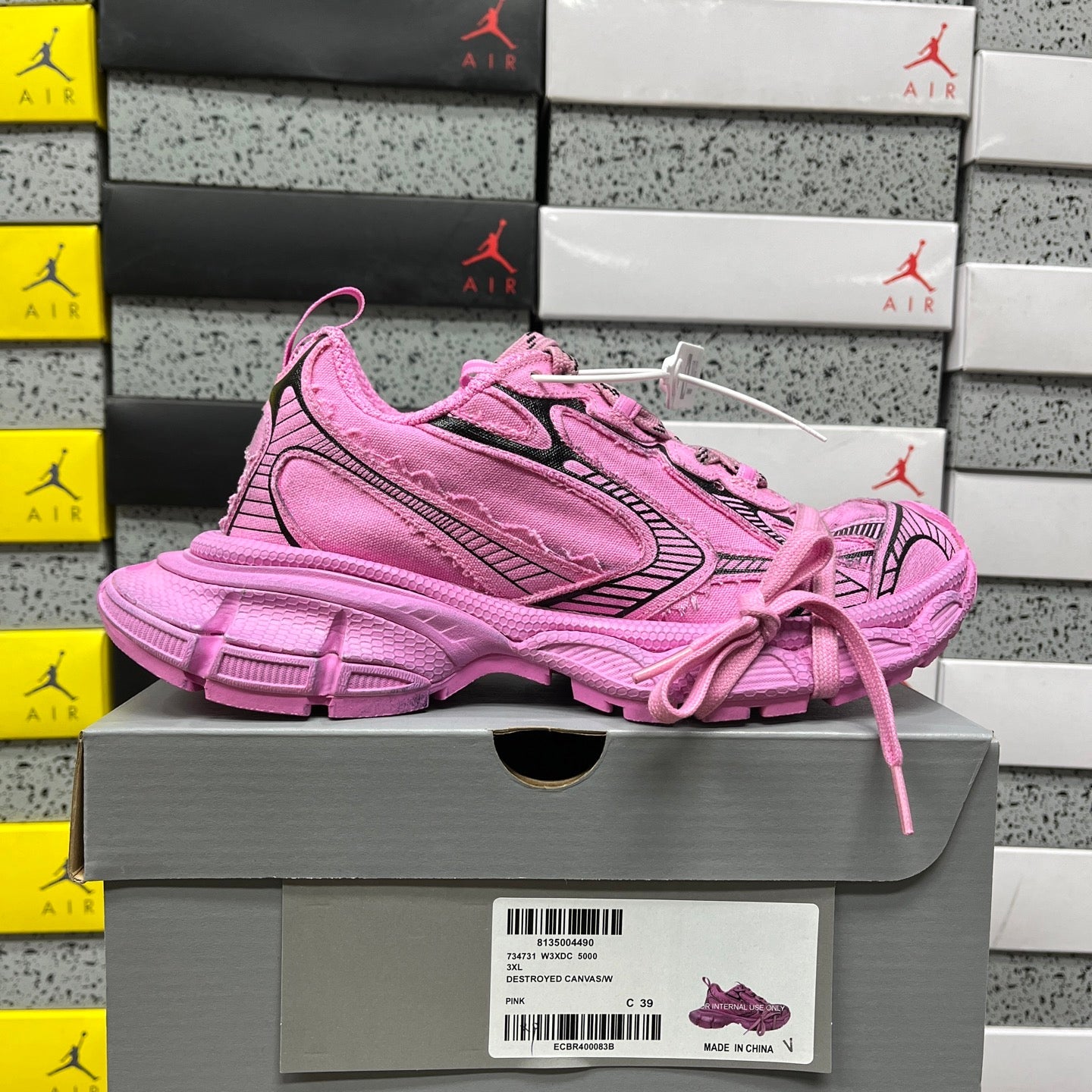 Balenciaga 3XL Destroyed Pink
