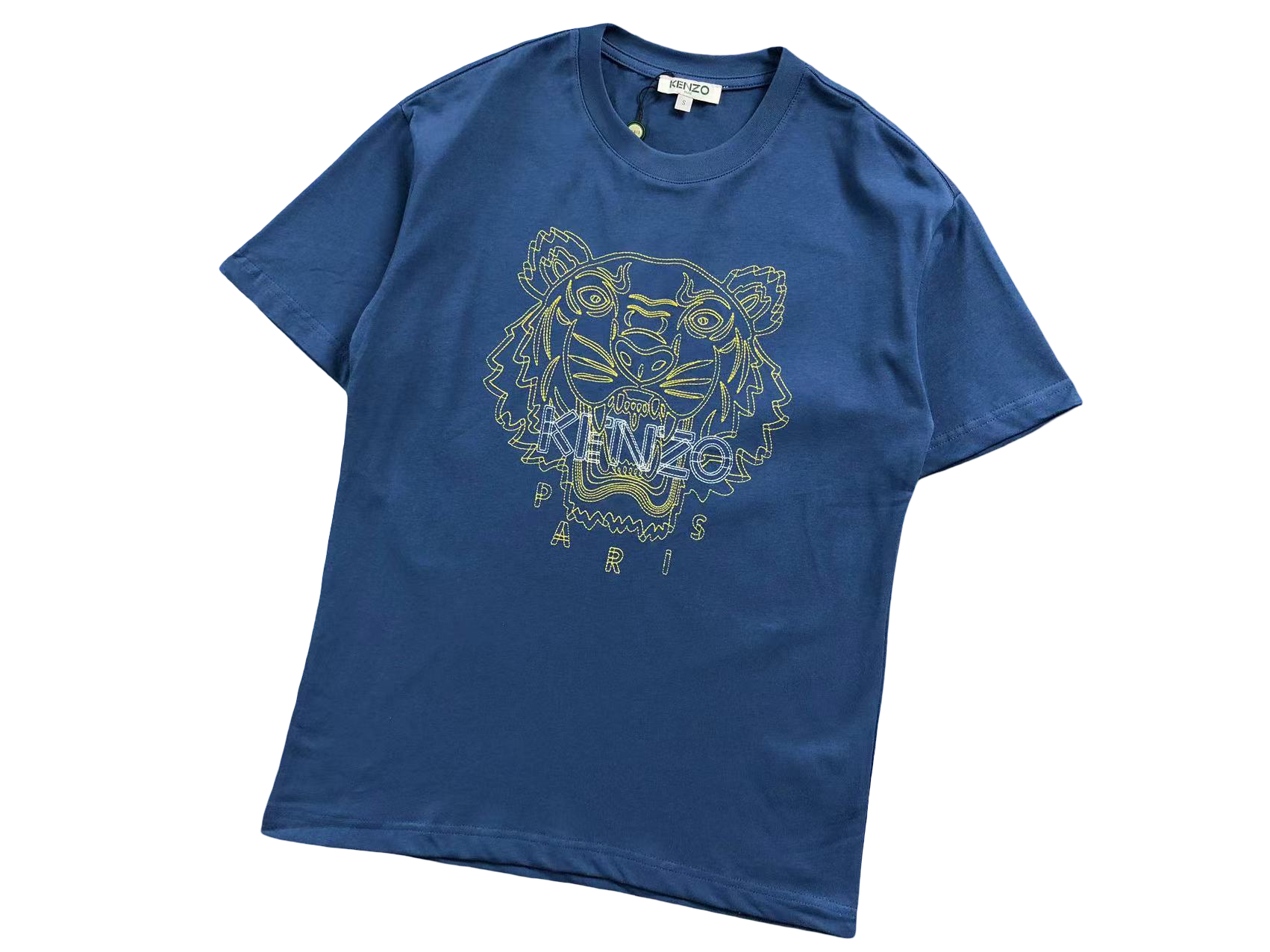 KENZO Tiger Tee Navy/Green