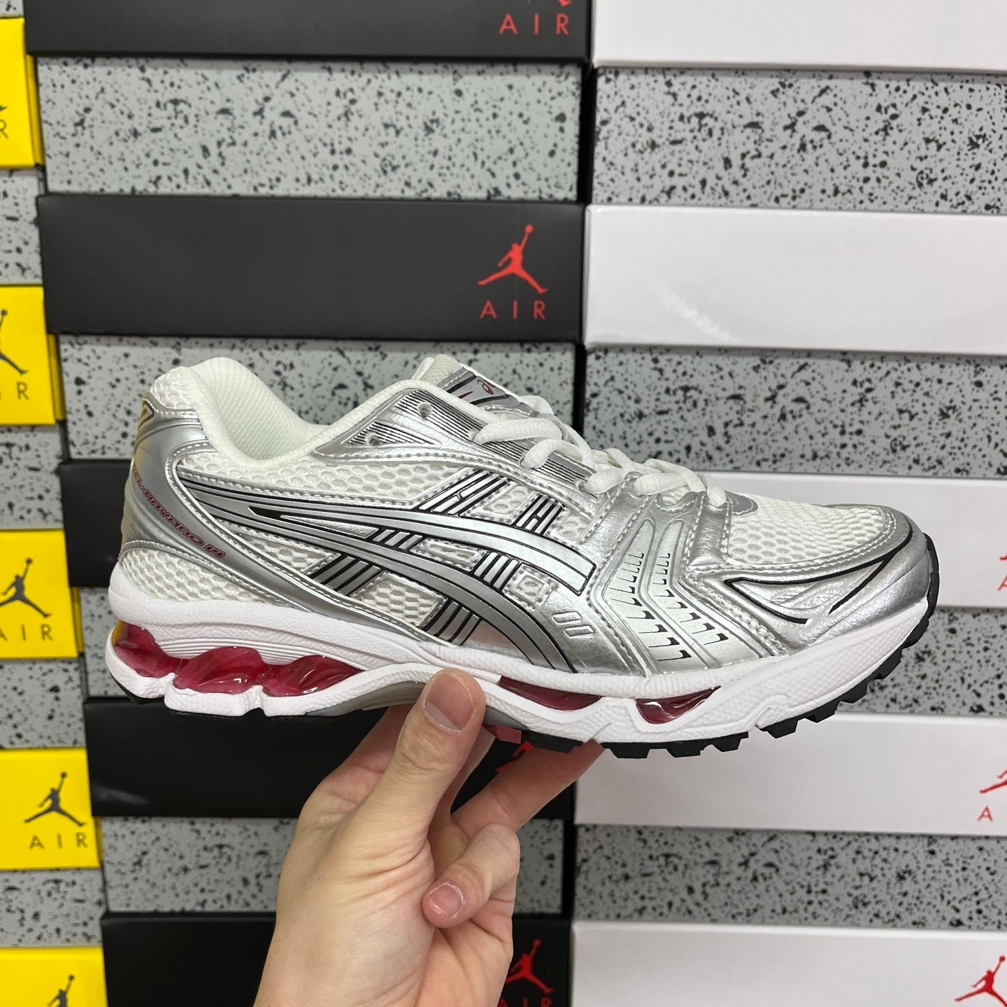 Asics Gel-Kayano 14 White Pure Silver