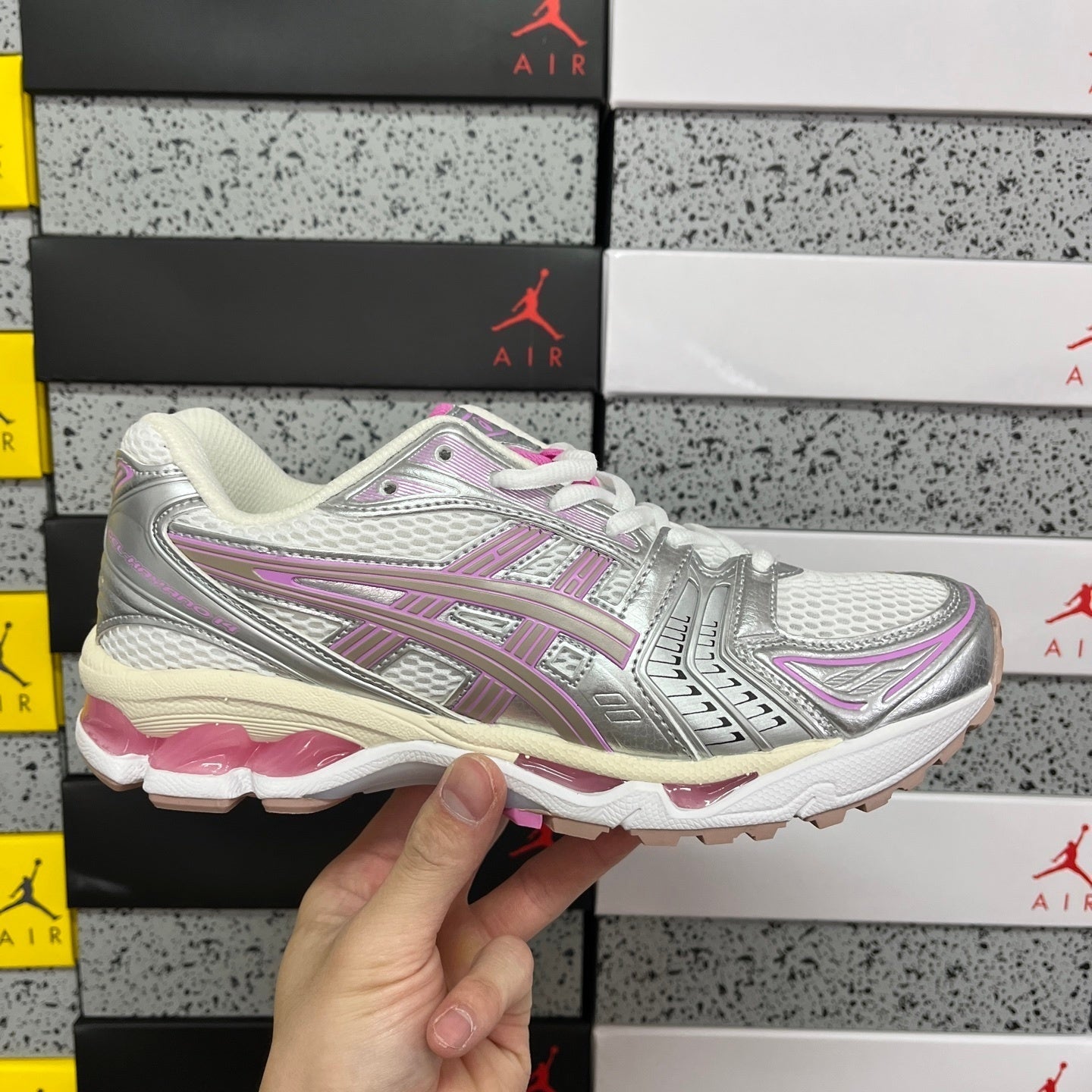 Asics Gel-Kayano 14 White Fawn