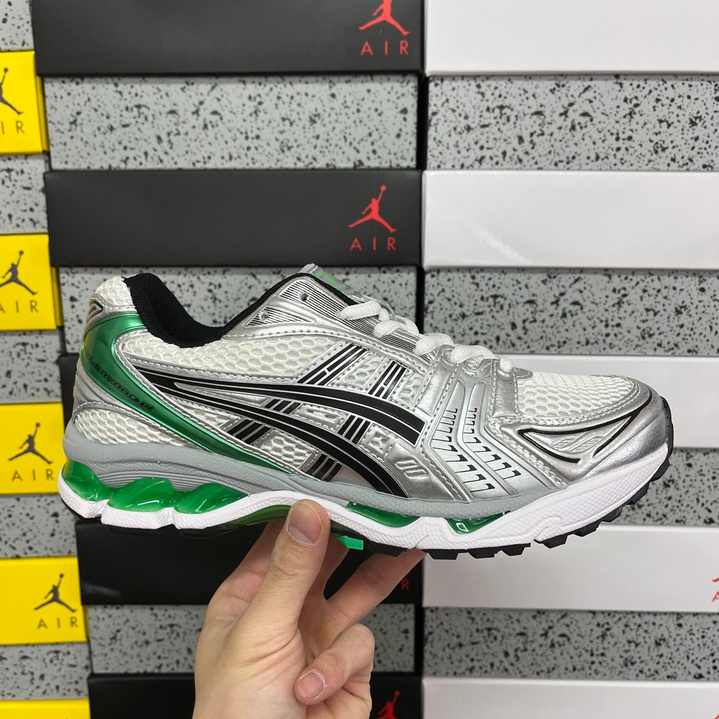 Asics Gel-Kayano 14 White Malachite Green