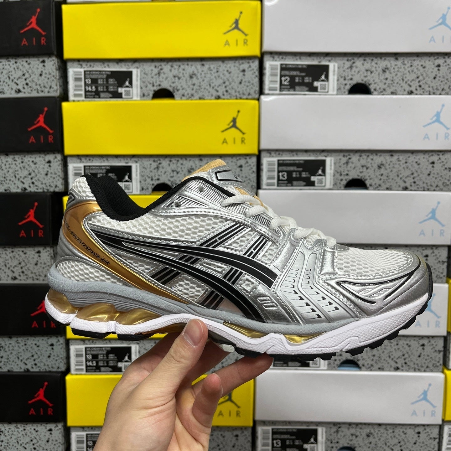 Asics Gel-Kayano 14 White Pure Gold