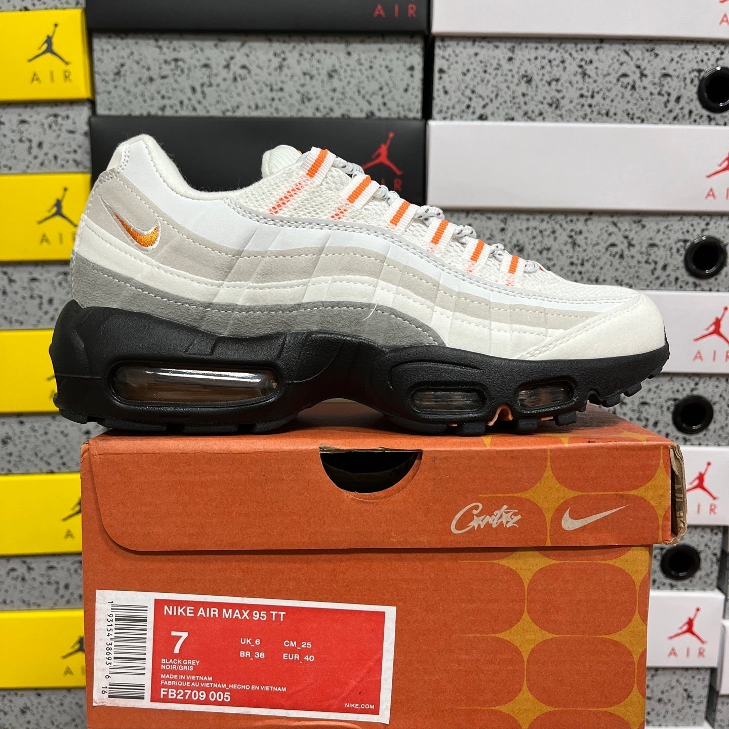 Nike Air Max 95 White Safety Orange