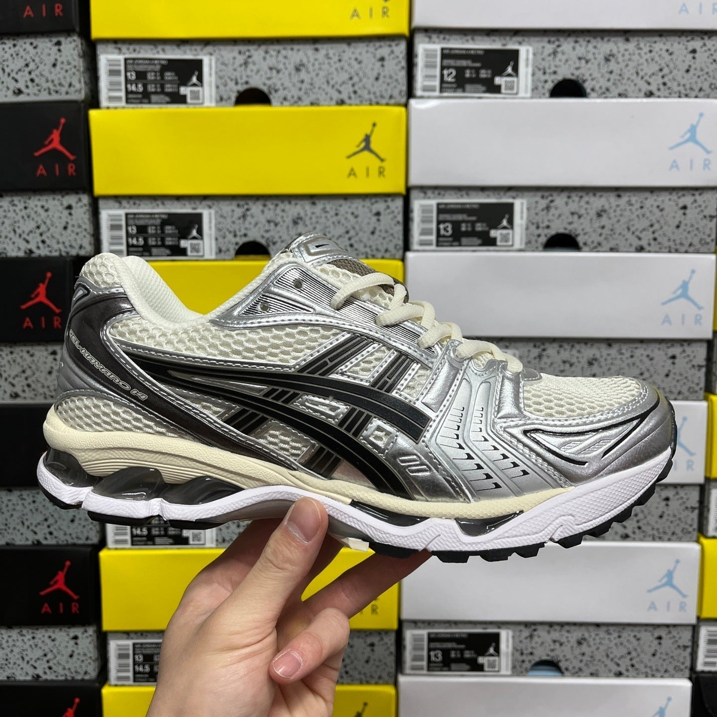 Asics Gel-Kayano 14 Cream Black