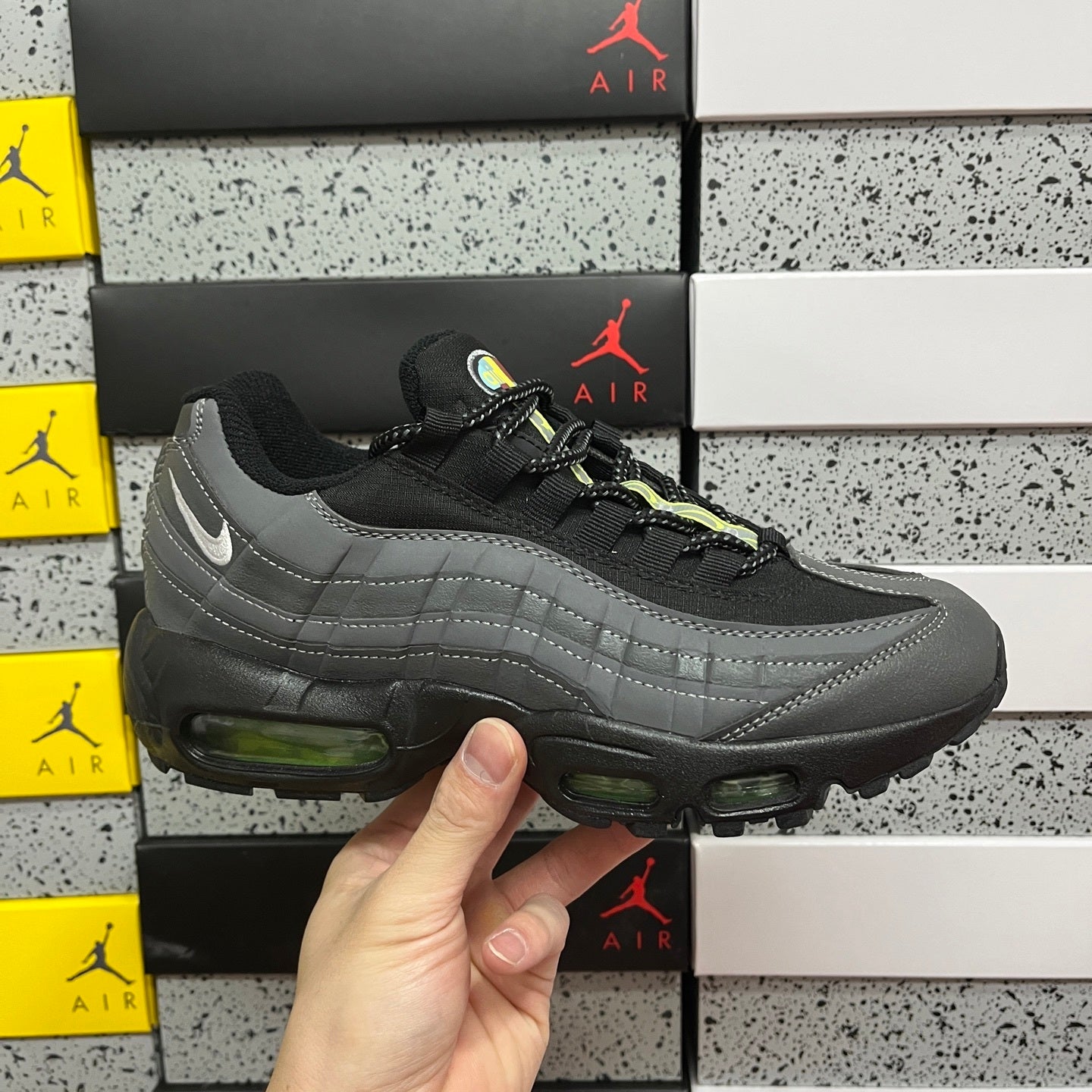 Nike Air Max 95 Grey Black Volt